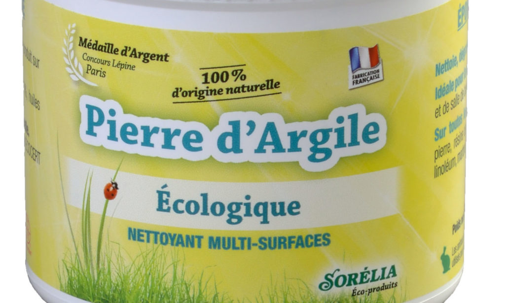 Pierre d'argile, le nettoyant multi-usages naturel & écologique